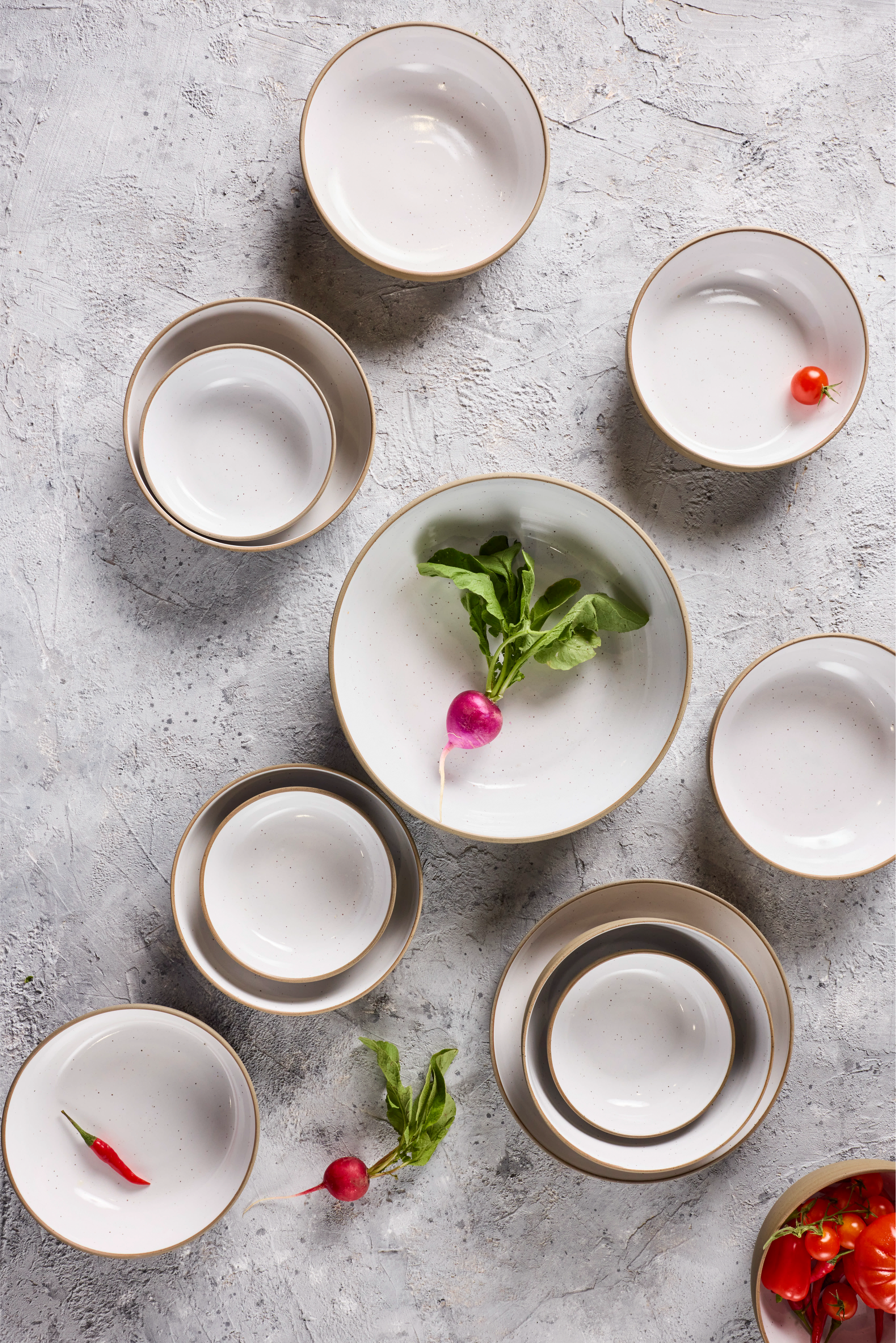 Grey Speckled Stoneware