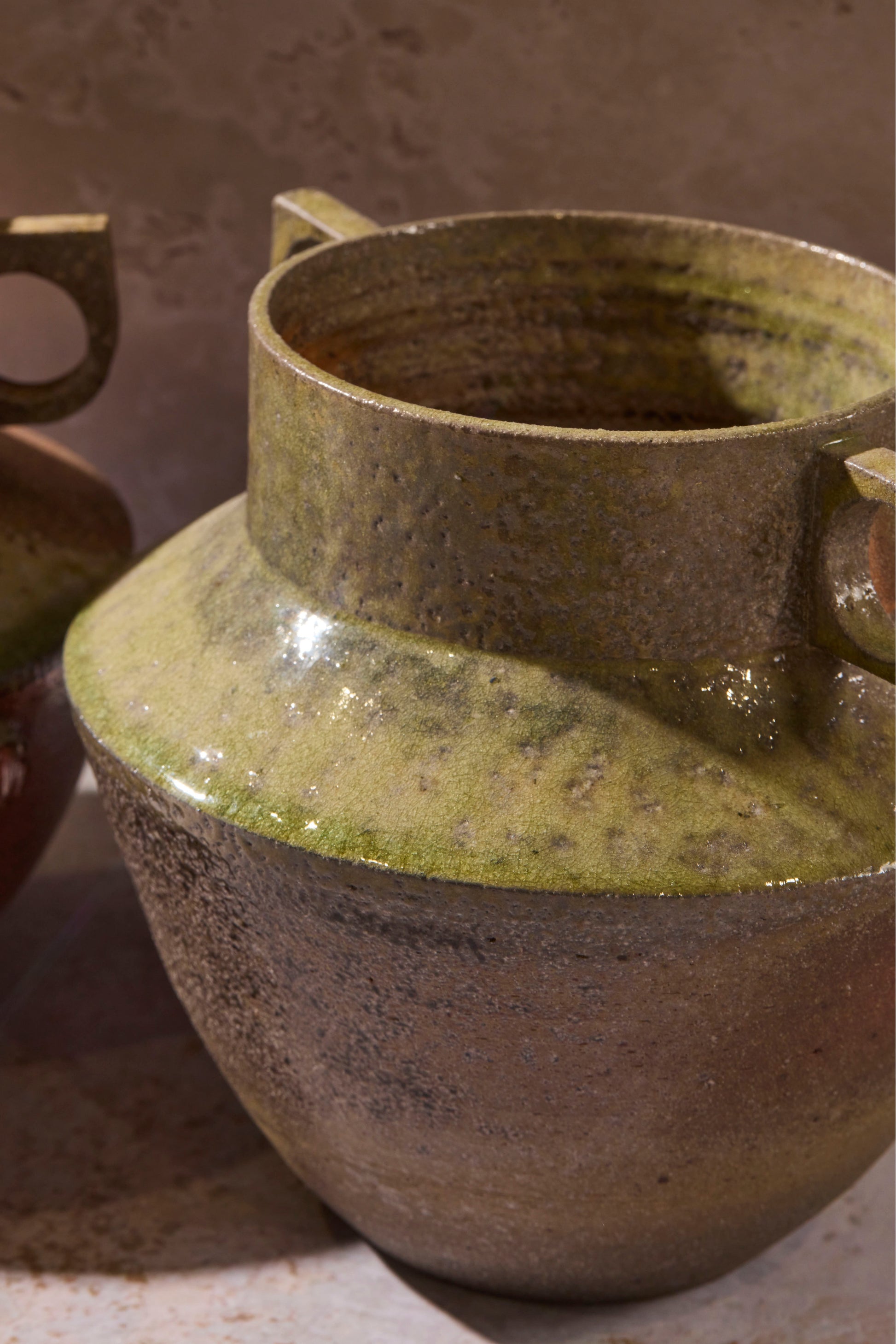 Wood / Soda Slab Handle Vase 2