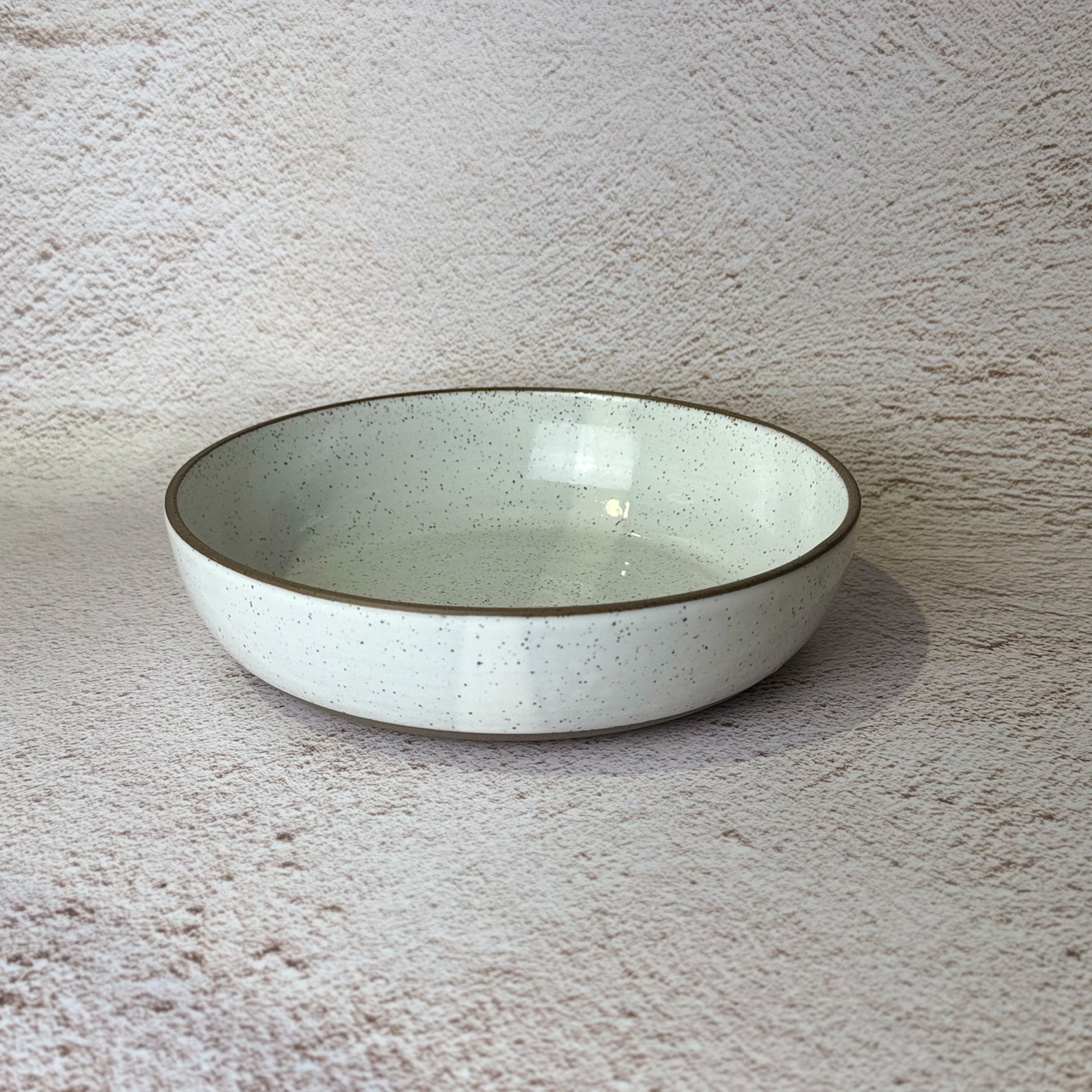 Pasta Bowl - Grey / White Gloss (Heavy Speckle) - *Early Test Edition*