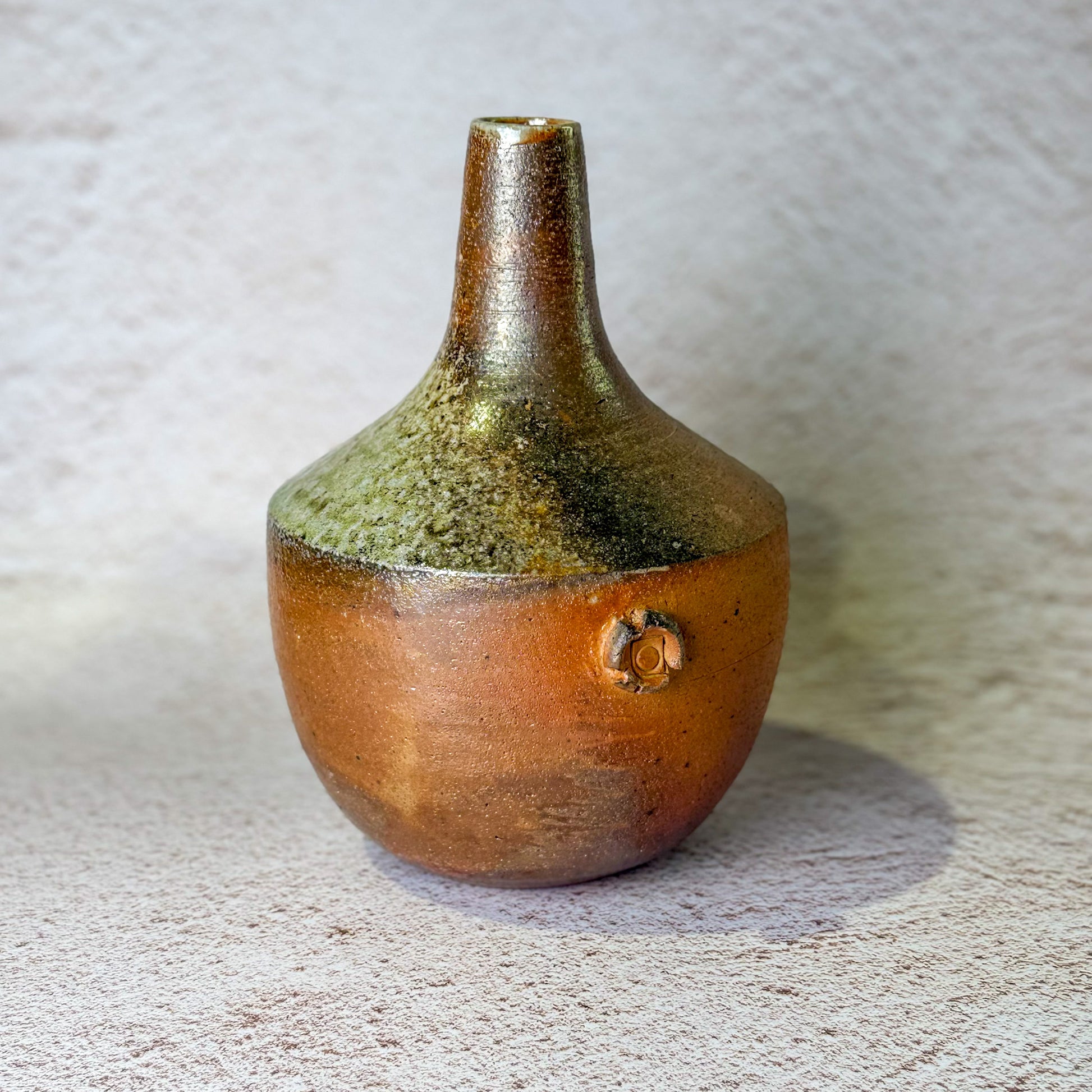 Wood / Soda Fired Bottleneck Vase