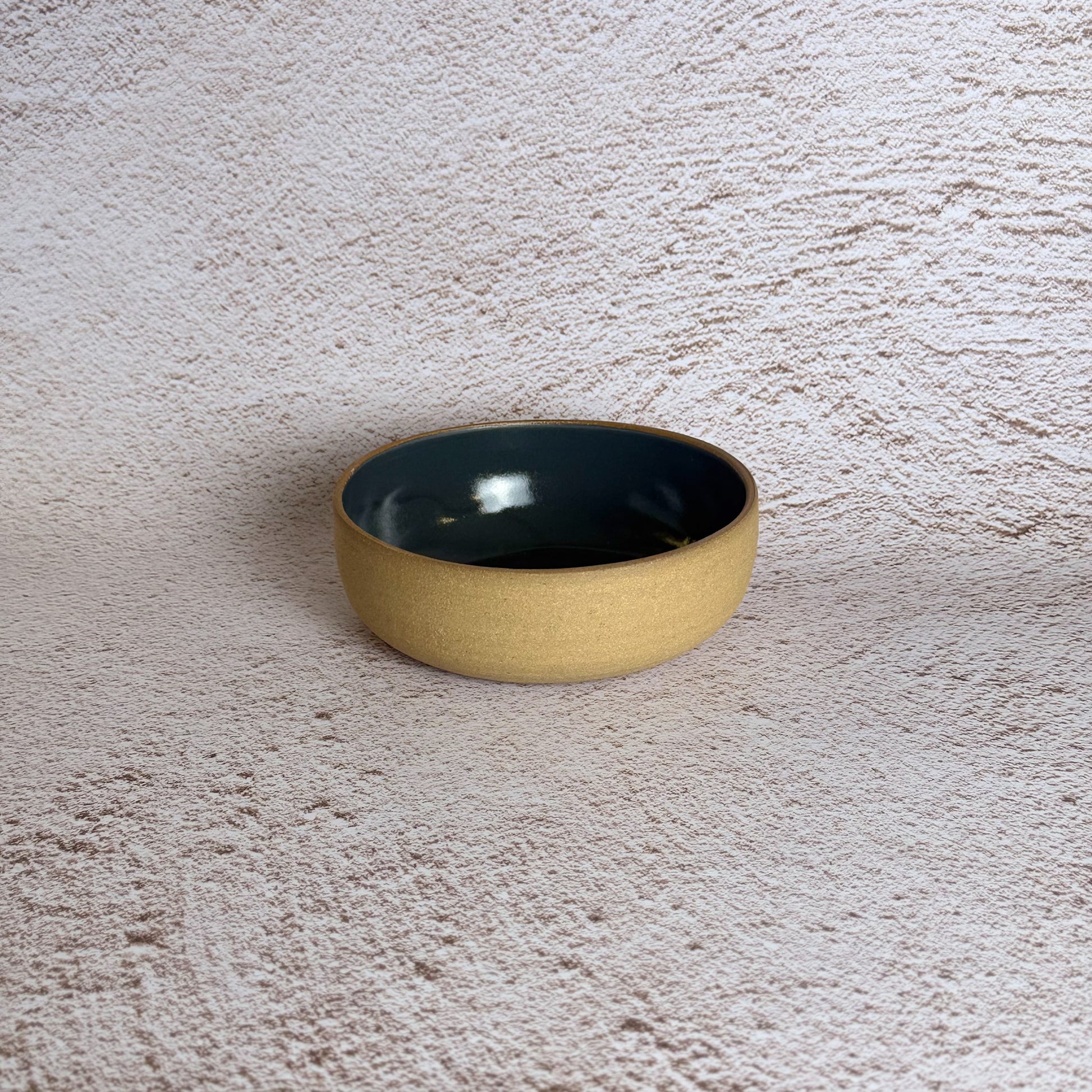 Side Bowl - Warm Brown Stoneware / Slate Grey Gloss
